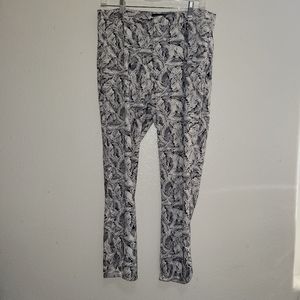 - Banana Republic Tropical Print Pants Light Weight